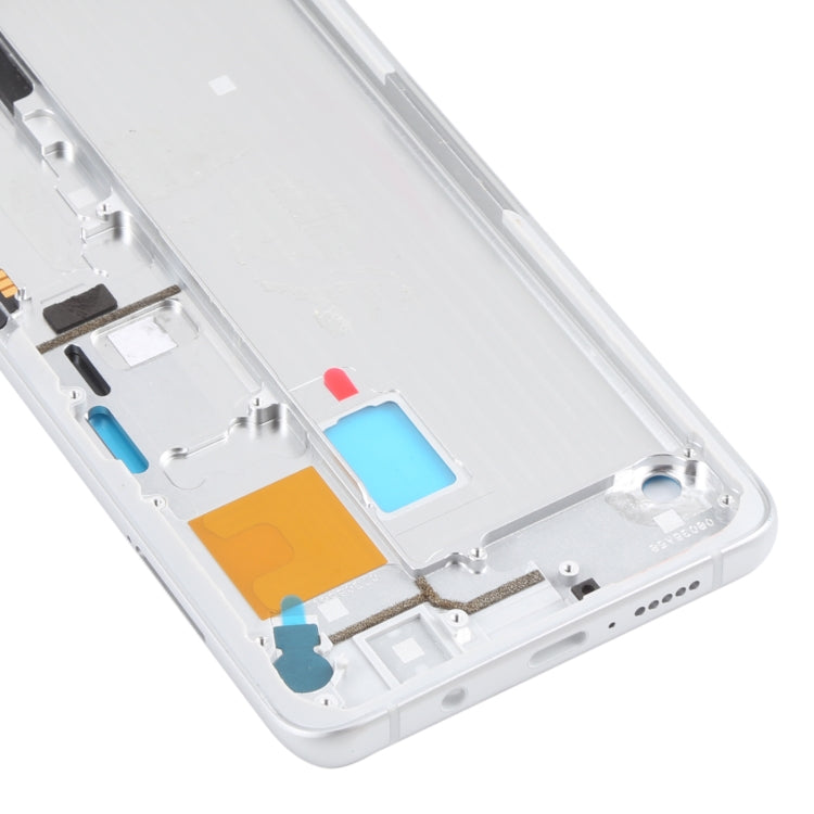 Placa de Bisel de Marco LCD de la Carcasa Delantera Para Xiaomi MI Note 10 Lite M2002F4LG M1910F4G (Blanco)