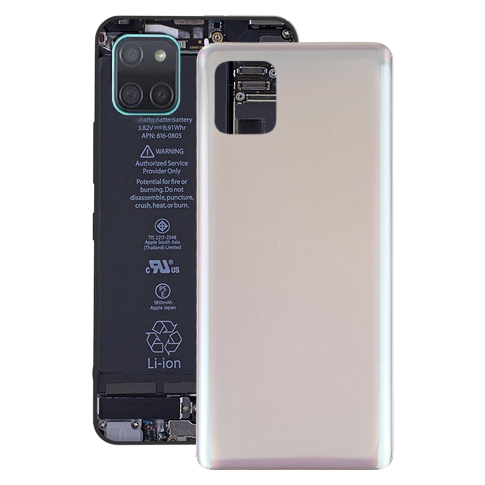 Cache Batterie Coque Arrière Samsung Galaxy Note 10 Lite Or