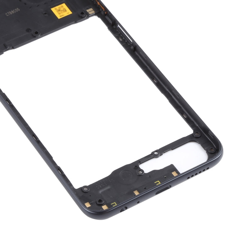 Plaque de cadre intermédiaire pour Samsung Galaxy A22 5G (Noir)