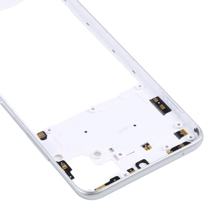 Plaque de cadre intermédiaire pour Samsung Galaxy A22 5G (Blanc)