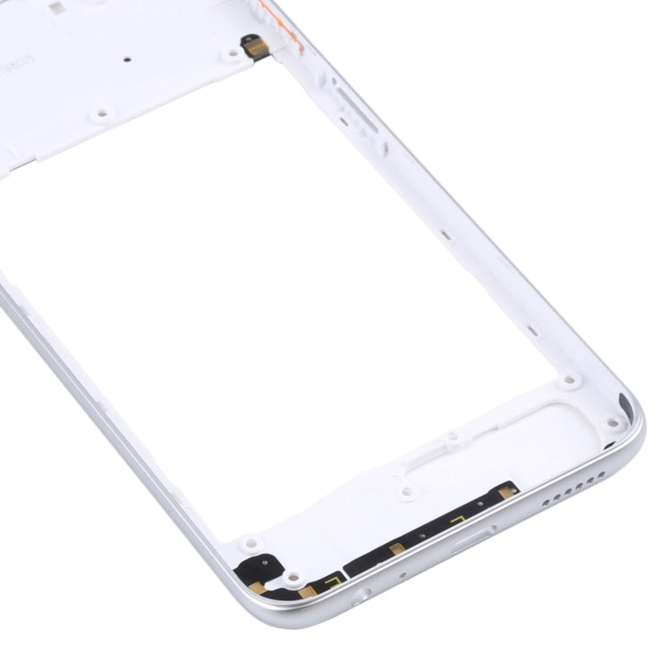 Plaque de cadre intermédiaire pour Samsung Galaxy A22 5G (Blanc)