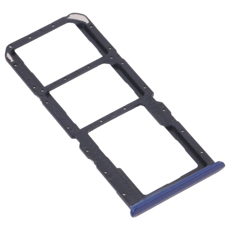 SIM Card Tray + SIM Card Tray + Micro SD Card Tray for Oppo Realme C17 RMX2101 (Blue)