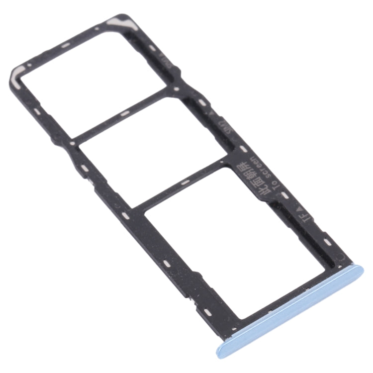 SIM Card + SIM Card + Micro SD Card Tray For Oppo Realme C12 RMX2189 (Blue)