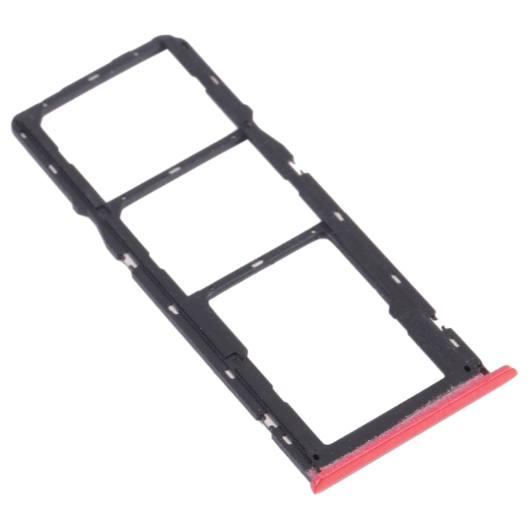 SIM Card + SIM Card + Micro SD Card Tray for Oppo Realme C12 RMX2189 (Red)