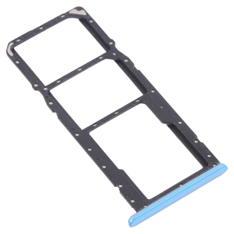 SIM Card Tray + SIM Card Tray + Micro SD Card Tray For Oppo Realme C21 / Realme C21Y RMX3201 RMX3261 (Blue)