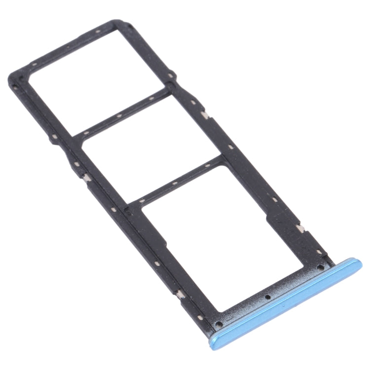 SIM Card Tray + SIM Card Tray + Micro SD Card Tray For Oppo Realme C21 / Realme C21Y RMX3201 RMX3261 (Blue)