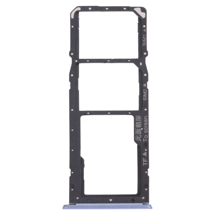 SIM Card + SIM Card + Micro SD Card Tray For Oppo Realme 7 5G RMX2111 (Blue)
