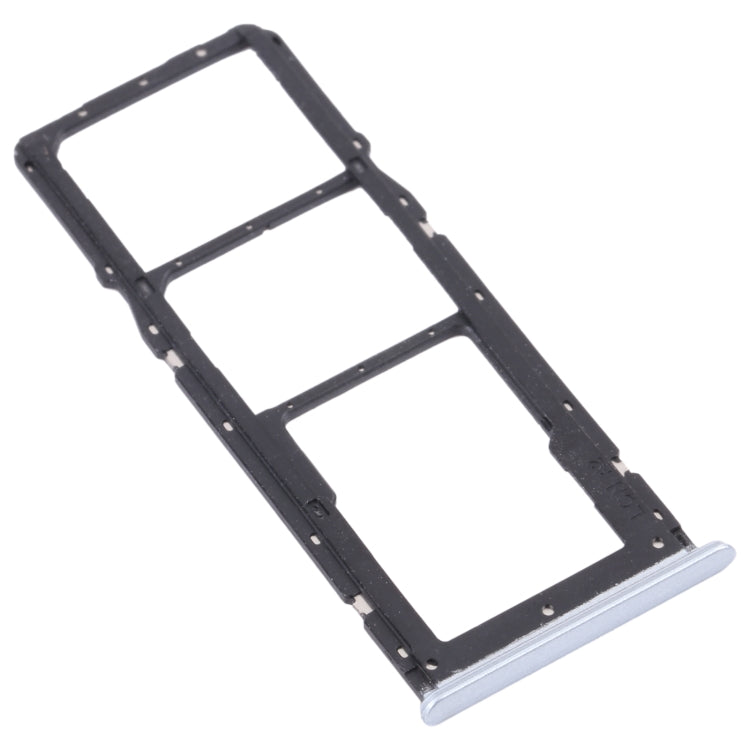 SIM Card + SIM Card + Micro SD Card Tray For Oppo Realme 7 (Asia) RMX2151 RMX2163 (White)