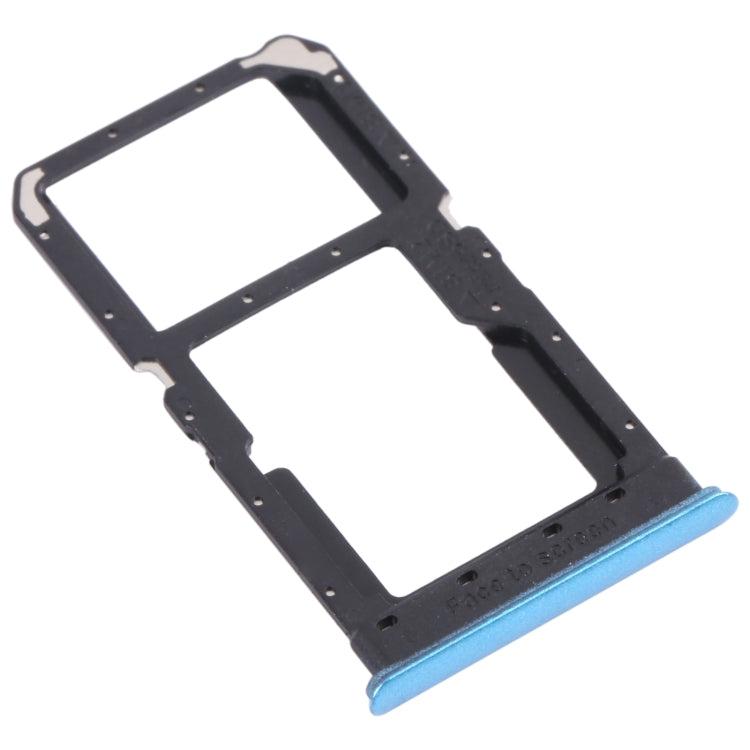 SIM Card + SIM Card / Micro SD Card Tray for Oppo Realme V5 5G (Blue)