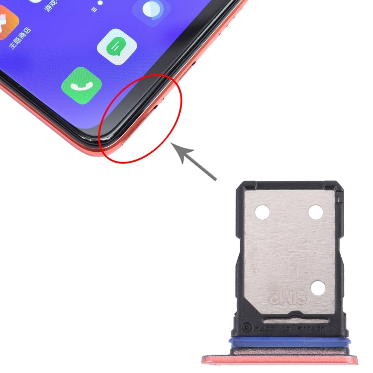 SIM Card + SIM Card Tray for Oppo Realme V15 5G (Gold)