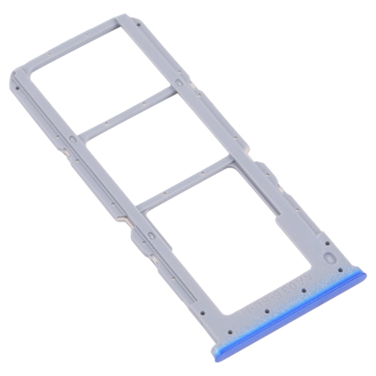 SIM Card + SIM Card + Micro SD Card Tray for Oppo A54 CPH2239 (Blue)