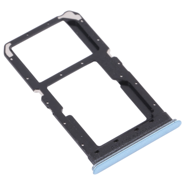 SIM Card + SIM Card / Micro SD Card Tray For Oppo K7X / Realme V5 / Realme Q2 Perm00 (Blue)