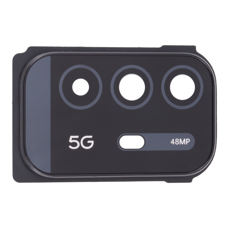 Couvercle d'objectif de caméra pour Oppo A95 PELM00 (noir)