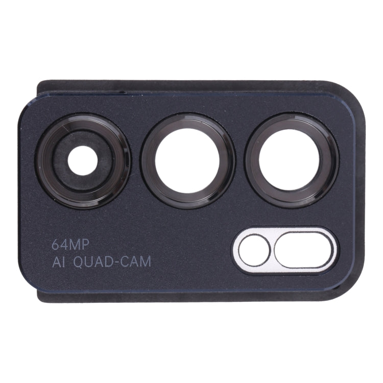 Couvercle d'objectif de caméra pour Oppo Reno 6 5G PEQM00 CPH2251 (noir)