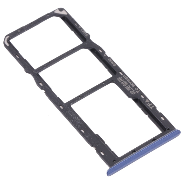 SIM Card + SIM Card + Micro SD Card Tray for Oppo Realme Narzo 20 (Blue)