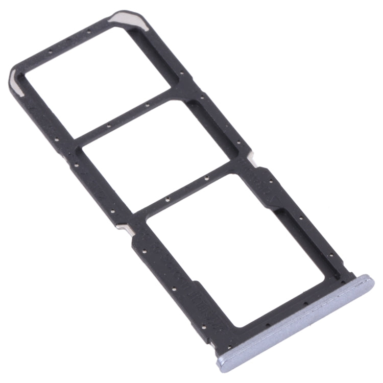 SIM Card + SIM Card + Micro SD Card Tray For Oppo A55 PE mm00 PE mm20 PEMT00 PEMT20 (Black)