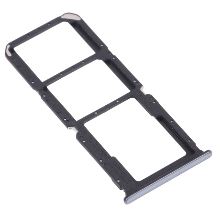 SIM Card Tray + SIM Card Tray + Micro SD Card Tray for Oppo A93 PCGM00 PEHM00 (Black)