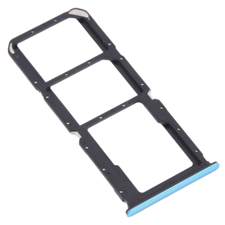 SIM Card + SIM Card + Micro SD Card Tray For Oppo A93 PCGM00 PEHM00 (Blue)