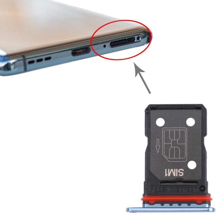 SIM Card + SIM Card Tray For Oppo Find X3 PEDM00 (Blue)
