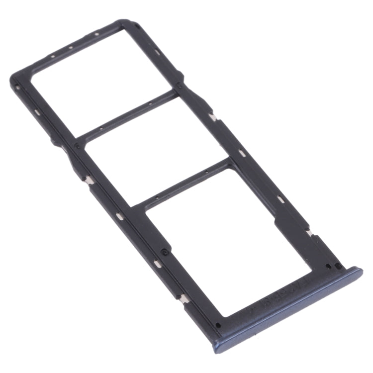 SIM Card + SIM Card + Micro SD Card Tray For Oppo A15 CPH2185 (Black)