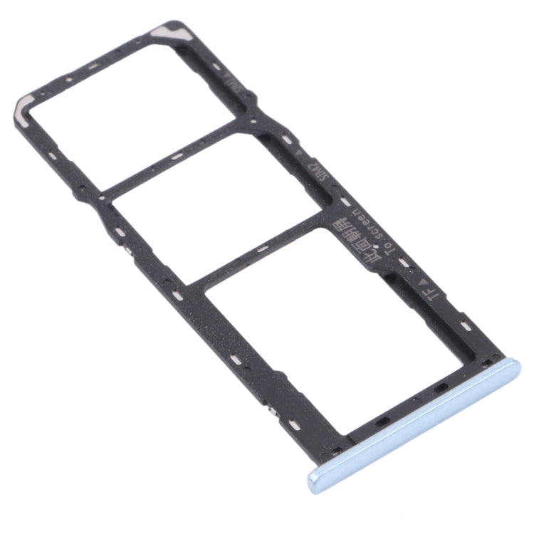 SIM Card + SIM Card + Micro SD Card Tray for Oppo A15 CPH2185 (Blue)