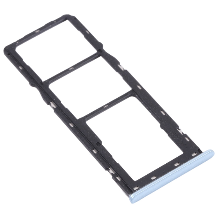 SIM Card + SIM Card + Micro SD Card Tray for Oppo A15 CPH2185 (Blue)