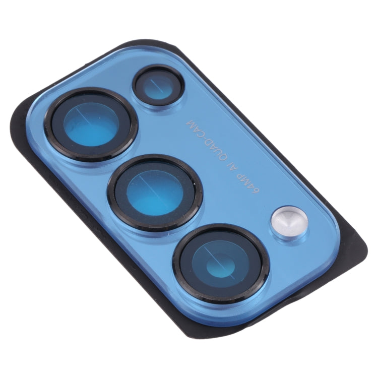 Couvercle d'objectif de caméra pour Oppo Reno 5 Pro 5G PDSM00 PDST00 CPH2201 (Bleu)