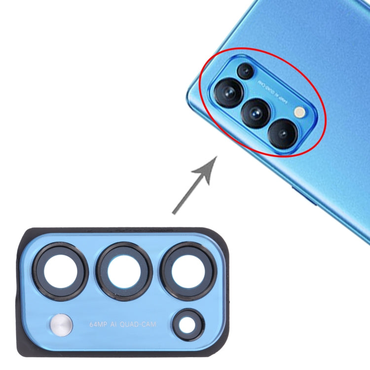 Camera Lens Cover For Oppo Reno 5 Pro 5G PDSM00 PDST00 CPH2201 (Blue)