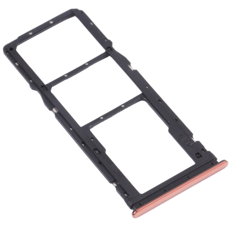 SIM Card Tray + SIM Card Tray + Micro SD Card Tray for Xiaomi Redmi Note 10 Pro 4G / Redmi Note 10 Pro Max / Redmi Note 10 Pro (India) M2101K6G M2101K6R M2101K6I M2101K6I (Gold)