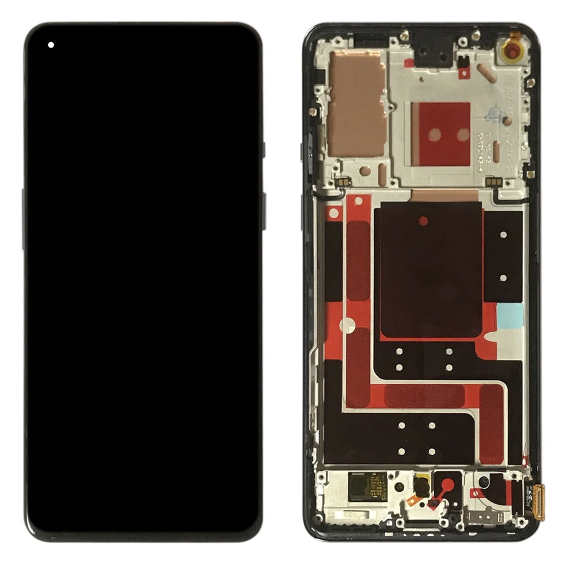 Ecran Complet LCD + Tactile + Châssis OnePlus 9 LE2113 LE2111 LE2110 Noir