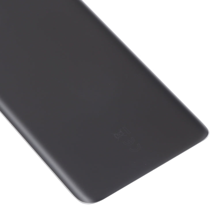 Tapa Posterior de la Batería de Cristal con Adhesivo Para Asus Zenfone 8 ZS590KS (Negro azabache)