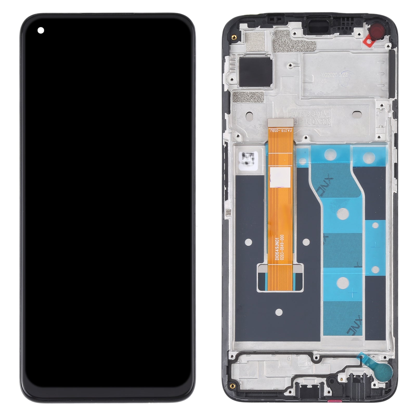 Ecran Complet LCD + Tactile + Châssis Oppo Realme 6 RMX2001