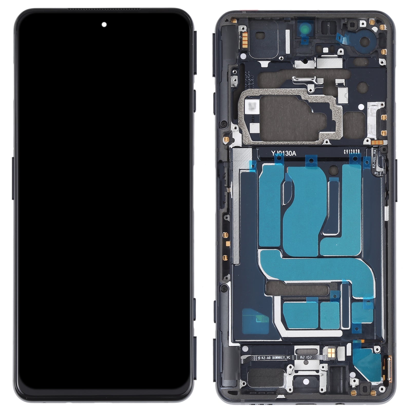 Pantalla Completa LCD + Tactil + Marco Xiaomi Black Shark 4 / 4 Pro Negro