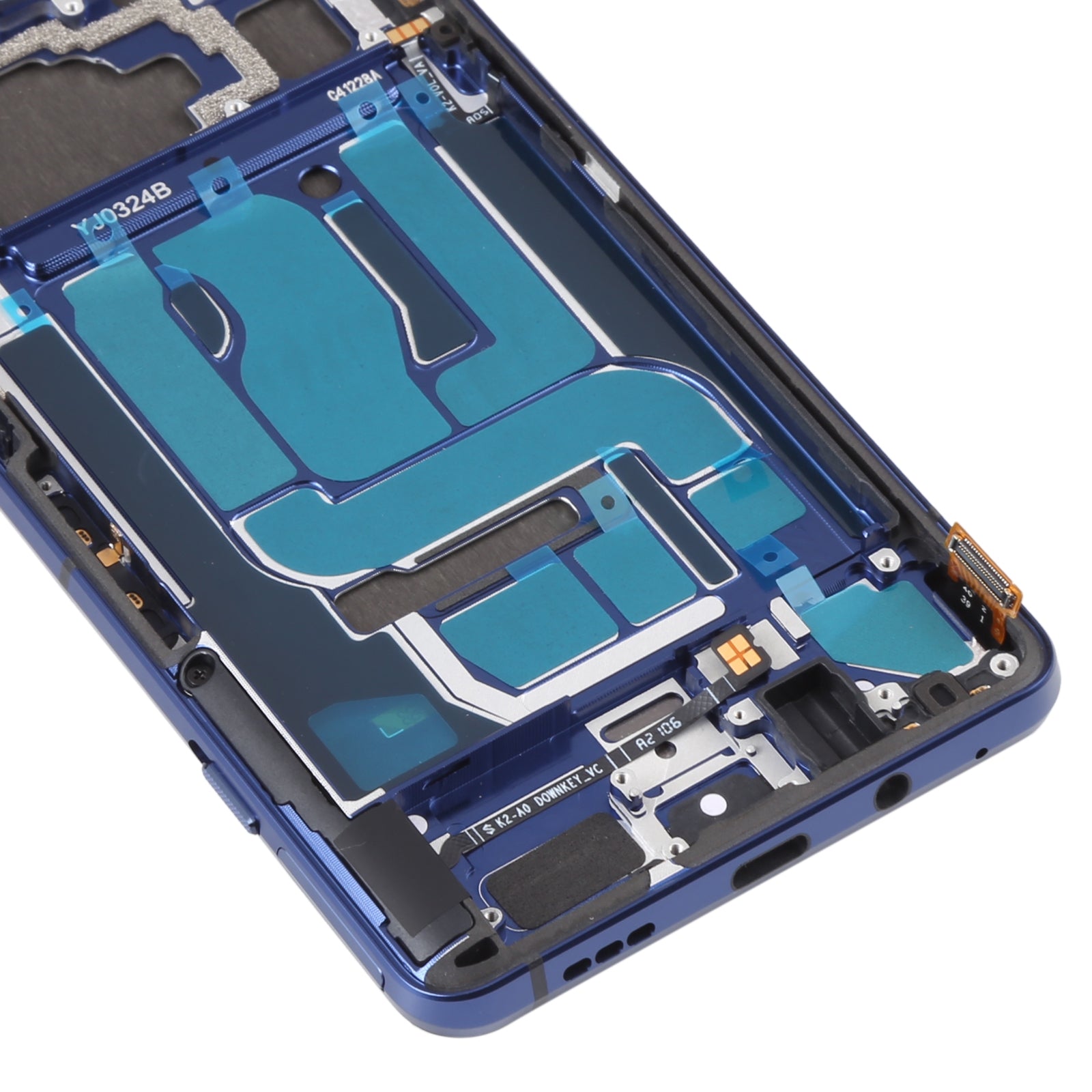 Ecran complet LCD + Tactile + Châssis Xiaomi Black Shark 4/4 Pro Bleu