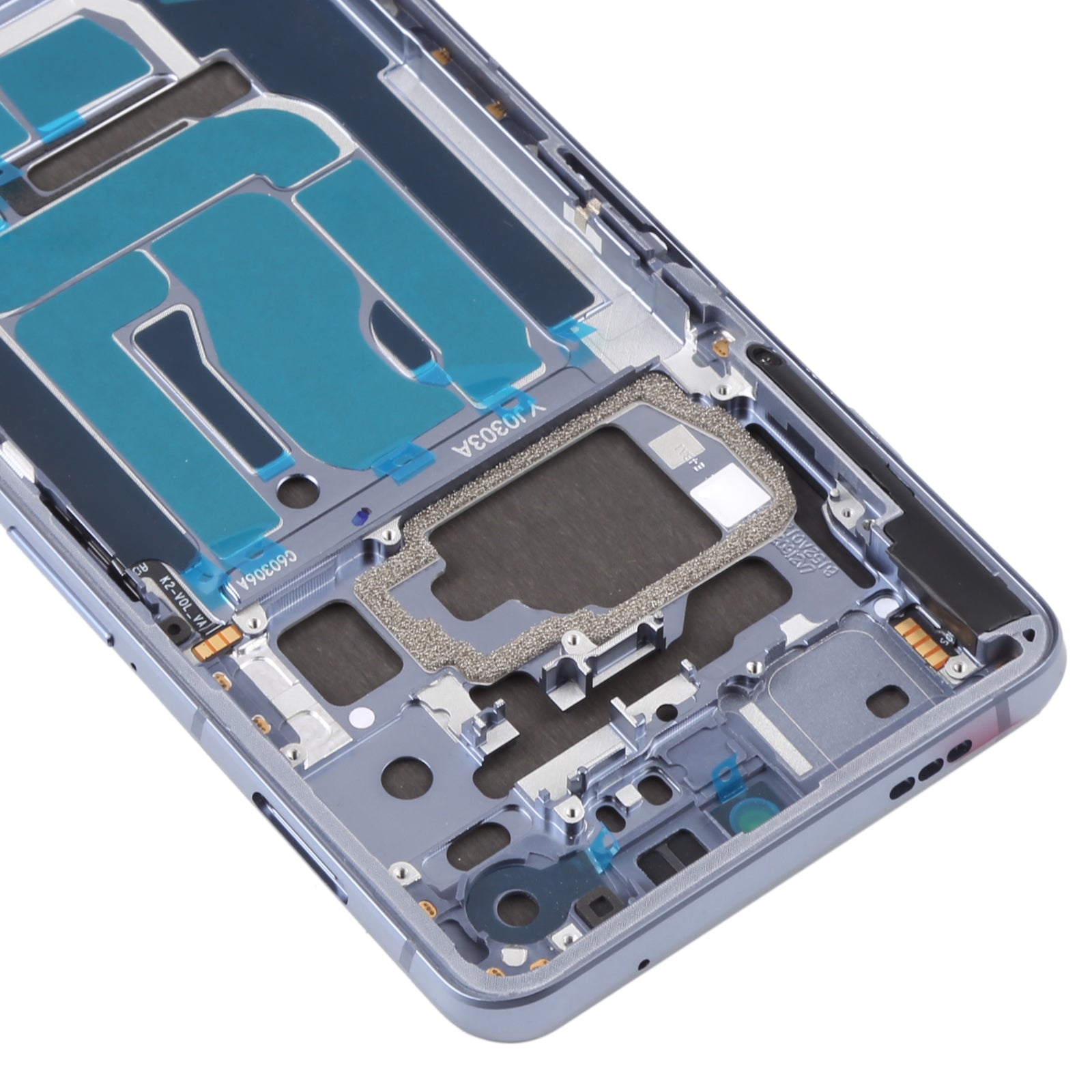 Ecran complet LCD + Tactile + Châssis Xiaomi Black Shark 4/4 Pro Argent