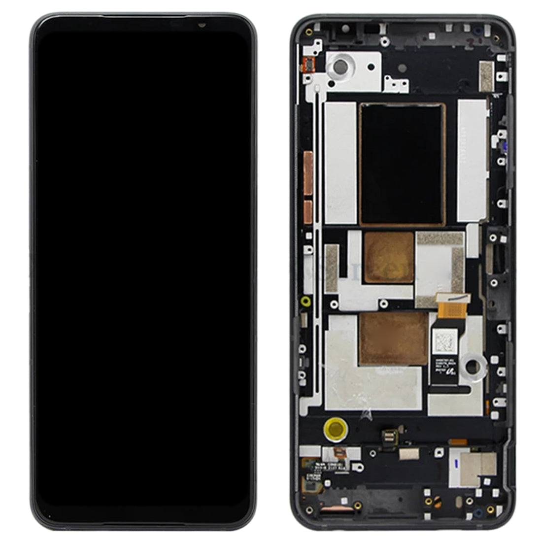 Full Screen LCD + Touch + Frame Asus Rog Phone 5 ZS673KS 1B048IN Black