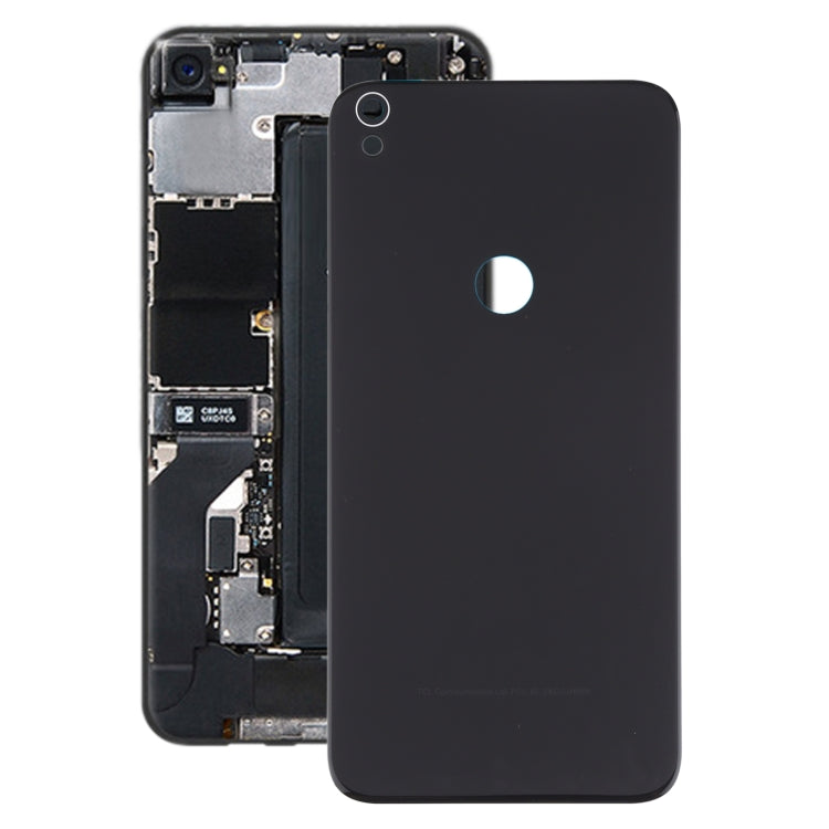 Back Glass Battery Cover For Alcatel One Touch Shine Lite 5080 5080X 5080A 5080U 5080F 5080Q 5080D (Black)