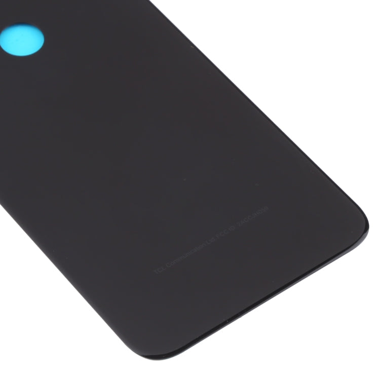 Back Glass Battery Cover For Alcatel One Touch Shine Lite 5080 5080X 5080A 5080U 5080F 5080Q 5080D (Black)