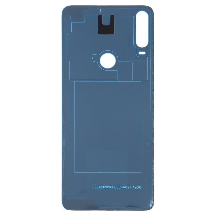 Back Glass Battery Cover for Alcatel 3x (2019) 5048 5048U 5048Y (Black)