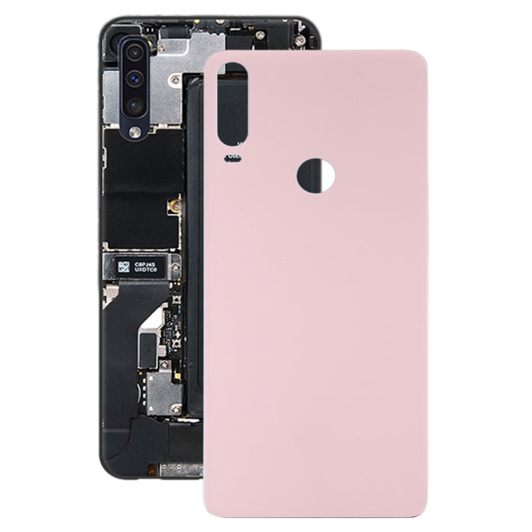 Back Glass Battery Cover for Alcatel 3x (2019) 5048 5048U 5048Y (Pink)