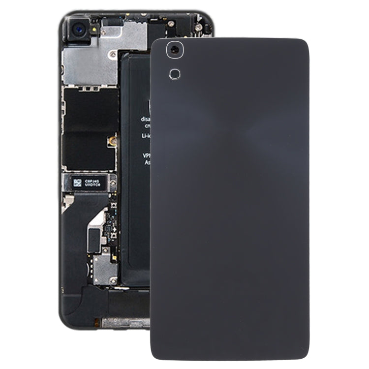 Back Glass Battery Cover For Alcatel One Touch Idol 4 OT6055 6055K 6055Y 6055B 6055 (Black)