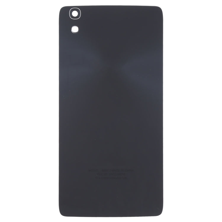 Couvercle de batterie arrière en verre pour Alcatel One Touch Idol 4 OT6055 6055K 6055Y 6055B 6055 (noir)