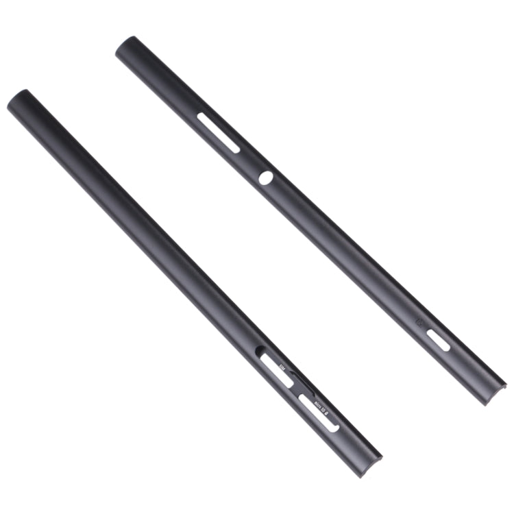 1 Pair Metal Metal Side Bars For Sony Xperia Xa2 Ultra (Black)