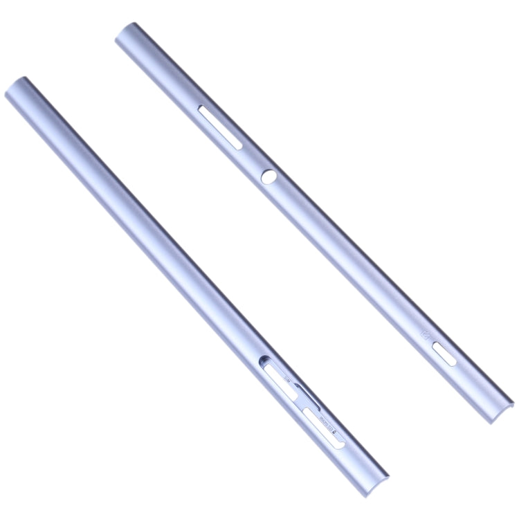 1 paire de partie de barre latérale en métal pour Sony Xperia XA2 Ultra (bleu)