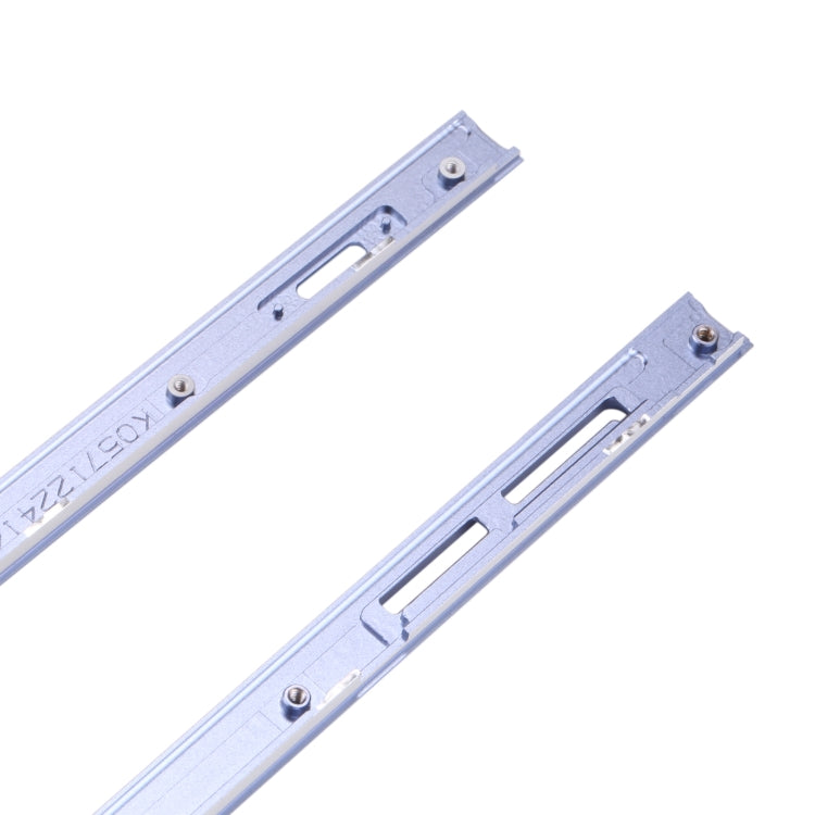 1 paire de partie de barre latérale en métal pour Sony Xperia XA2 Ultra (bleu)