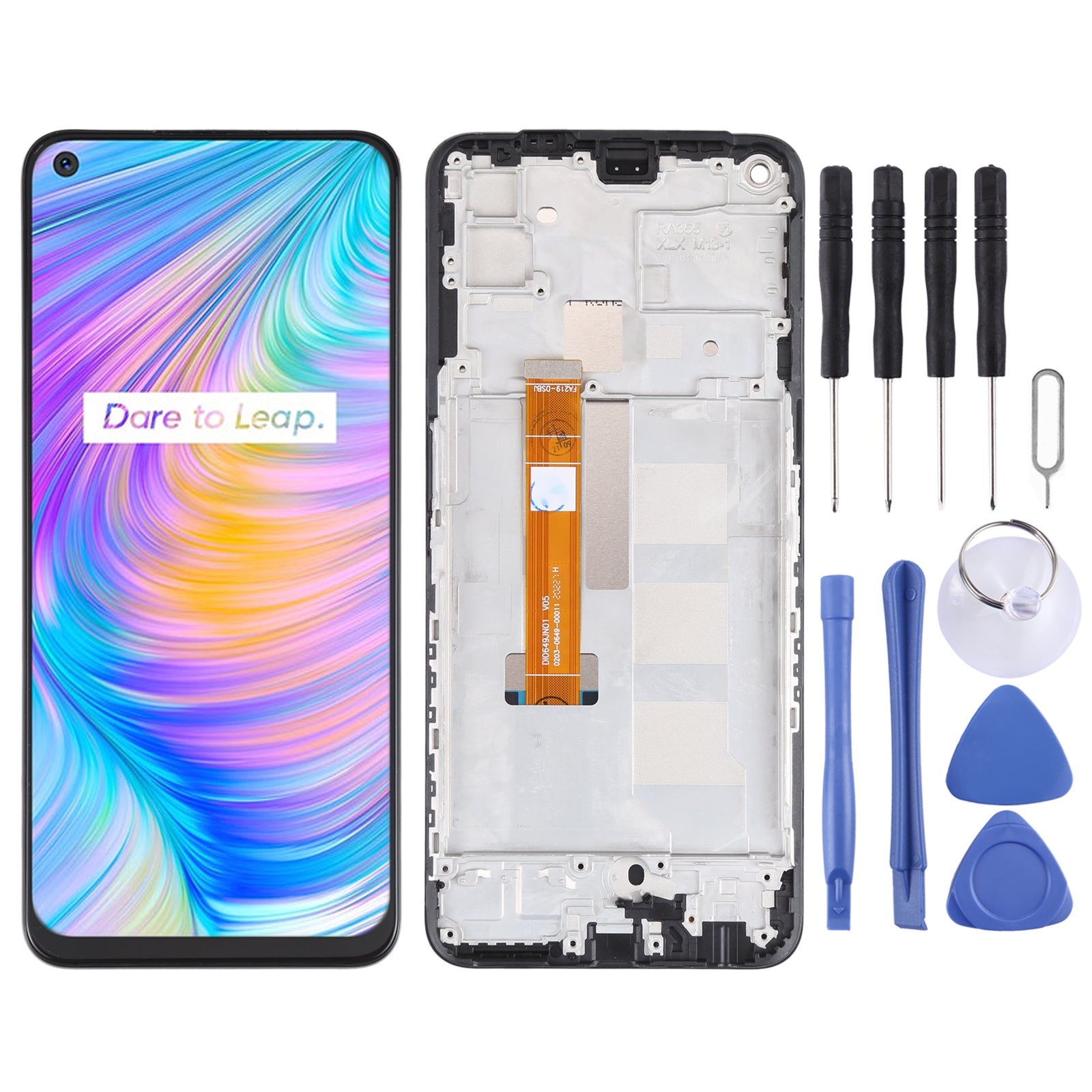 Ecran Complet LCD + Tactile + Châssis Oppo Realme Q2 RMX2117