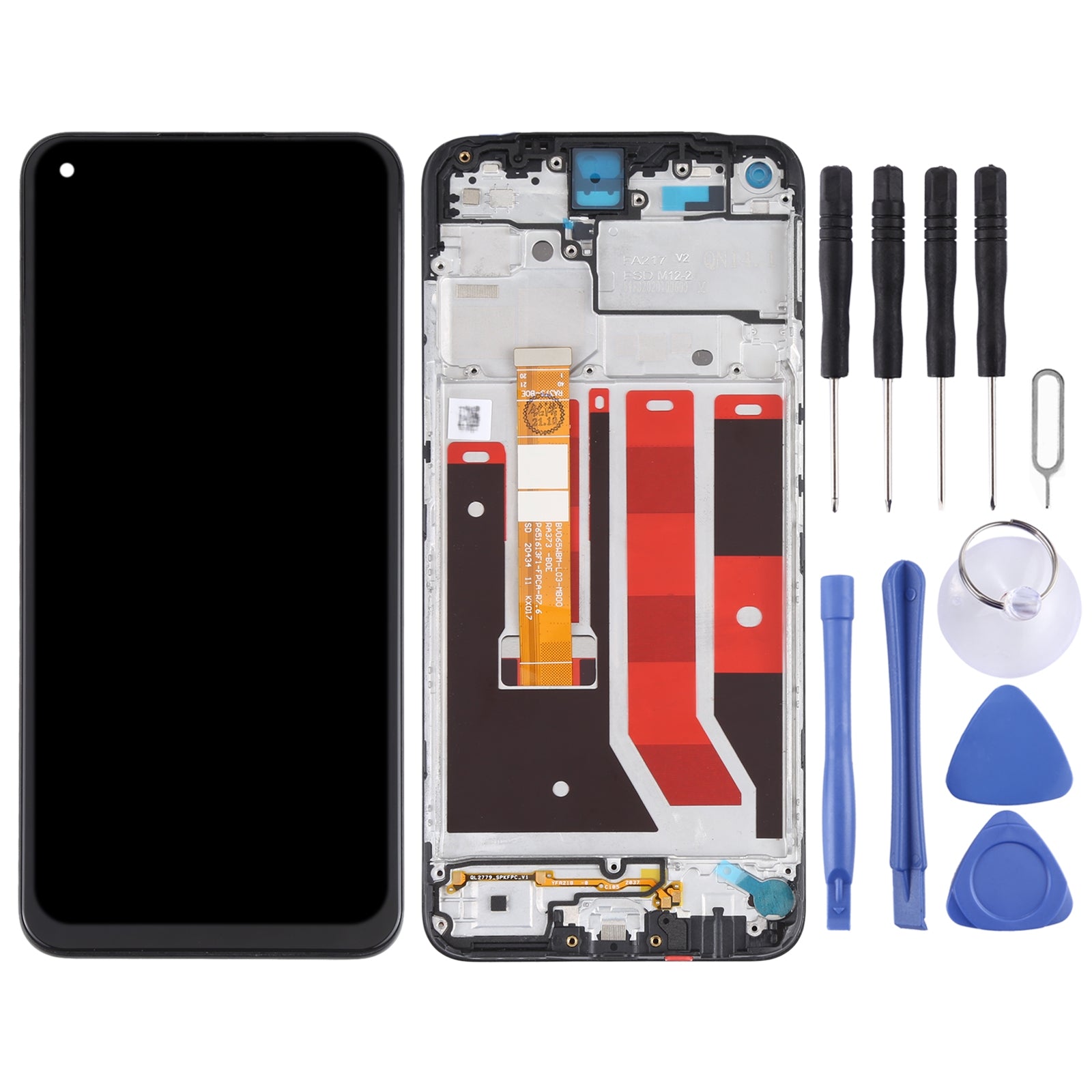 Ecran Complet LCD + Tactile + Châssis Oppo A53 4G CPH2127 CPH2131