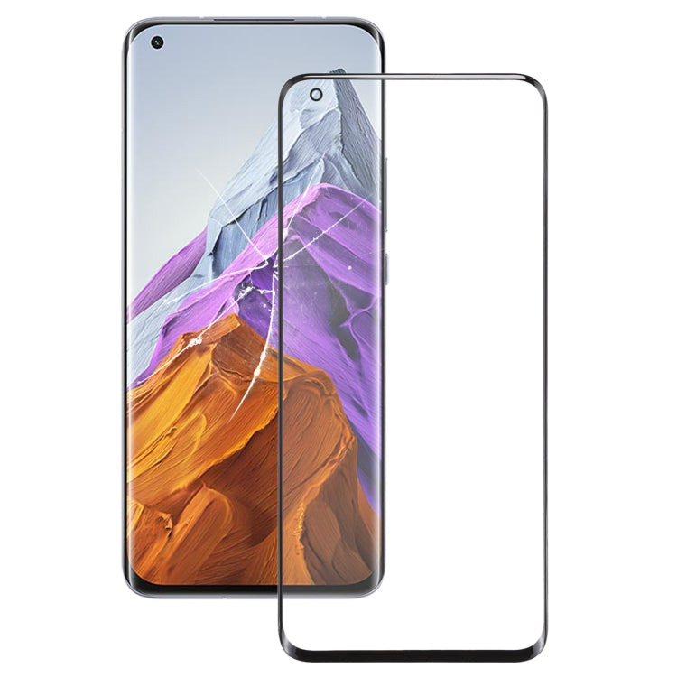 Lente de Cristal Exterior de la Pantalla Frontal Para Xiaomi MI 11 Pro M2102K1AC