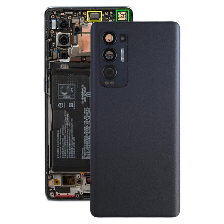 Coque arrière de batterie d'origine pour Oppo Reno 5 Pro+ 5G / Find X3 Neo CPH2207 PDRM00 PDRT00 (Noir)