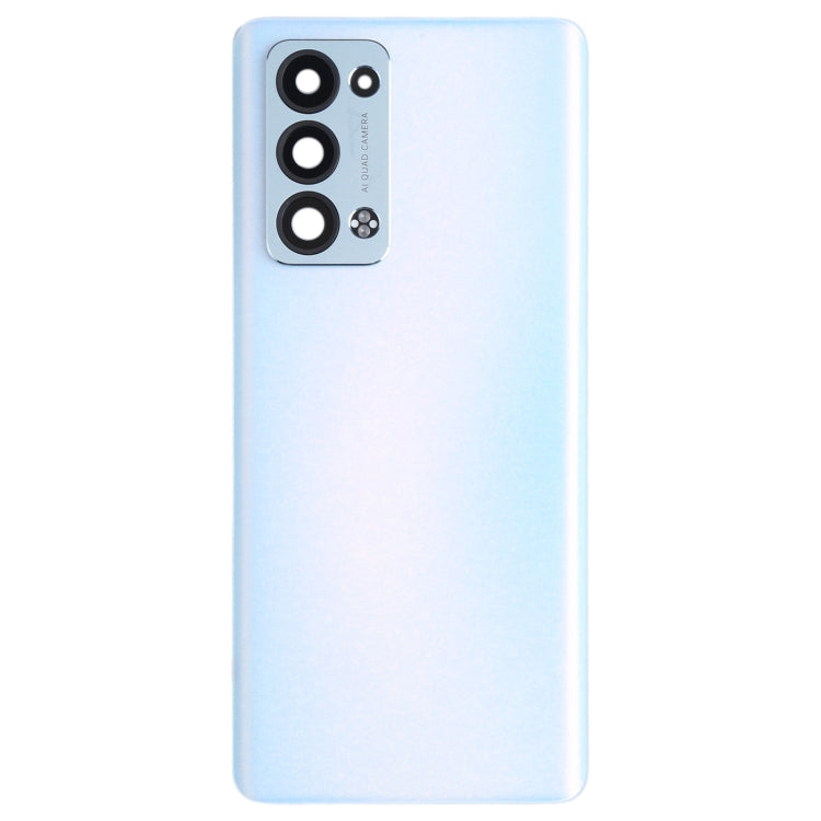 Original Battery Back Cover For Oppo Reno 6 Pro+ 5G / Reno 6 Pro 5G Snapdragon CPH2247 PENM00 (Blue)